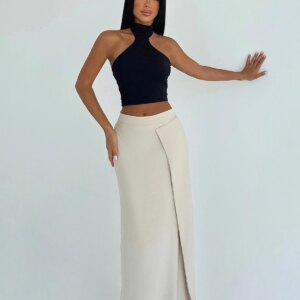Mermaid Maxi Skirt With High Waist - Brand: EYYO ATELIER - Women & Kids, Baby Clothes Wholesale - TheBS Women