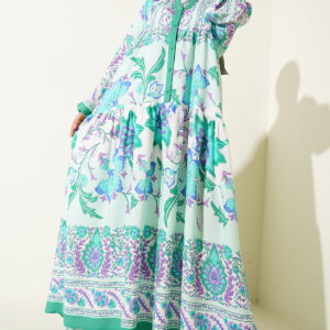 Authentic Patterned Hijab Dress - D. - Brand: Bigdart - Women & Kids, Baby Clothes Wholesale - TheBS Women