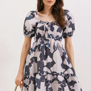 Flared Poplin Dress - D. - Brand: Bigdart - Women & Kids, Baby Clothes Wholesale - TheBS Women