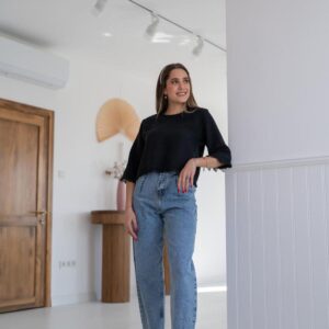 Tassel Detailed Blouse - Brand: Elisa - Women & Kids, Baby Clothes Wholesale - TheBS Women