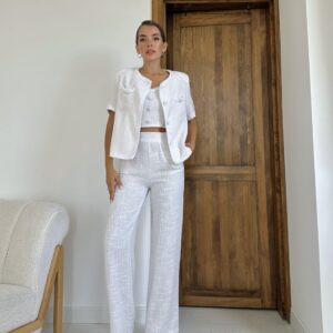 Strappy Bustier Jacket And Trousers Set - Brand: Elisa - Women & Kids, Baby Clothes Wholesale - TheBS Women