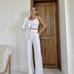 Strappy Bustier Jacket And Trousers Set - Brand: Elisa - Women & Kids, Baby Clothes Wholesale - TheBS Women