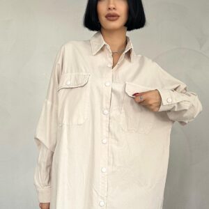 Double Pocket Flap Snap Fastener Shirt - Brand: Elisa - Women & Kids, Baby Clothes Wholesale - TheBS Women