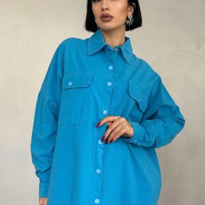 Double Pocket Flap Snap Fastener Shirt - Brand: Elisa - Women & Kids, Baby Clothes Wholesale - TheBS Women