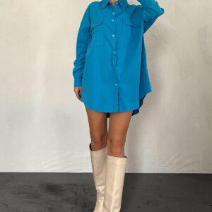 Double Pocket Flap Snap Fastener Shirt - Brand: Elisa - Women & Kids, Baby Clothes Wholesale - TheBS Women