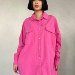 Double Pocket Flap Snap Fastener Shirt - Brand: Elisa - Women & Kids, Baby Clothes Wholesale - TheBS Women