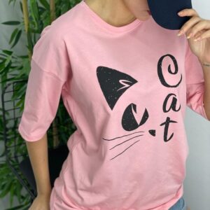 T-Shirt Cat - Brand: MyBee - Women & Kids, Baby Clothes Wholesale - TheBS Women
