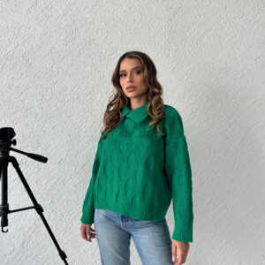 Eye Patterned Sweater - Brand: My Fashion - Women & Kids, Baby Clothes Wholesale - TheBS Women