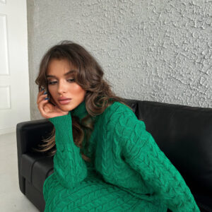 Braided Knitwear Dress - Brand: My Fashion - Women & Kids, Baby Clothes Wholesale - TheBS Women