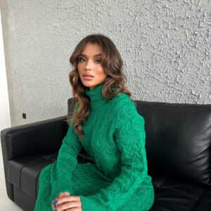 Braided Knitwear Dress - Brand: My Fashion - Women & Kids, Baby Clothes Wholesale - TheBS Women