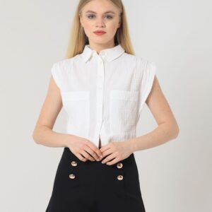 Buttoned Shorts - Brand: Topshow - Women & Kids, Baby Clothes Wholesale - TheBS Women