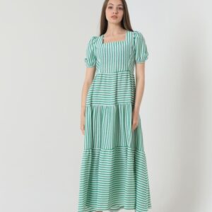 Striped Long Dress - Brand: Topshow - Women & Kids, Baby Clothes Wholesale - TheBS Women