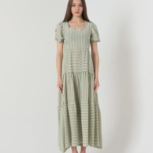 Striped Long Dress - Brand: Topshow - Women & Kids, Baby Clothes Wholesale - TheBS Women