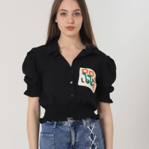 Pocket Embroidered Shirt - Brand: Topshow - Women & Kids, Baby Clothes Wholesale - TheBS Women