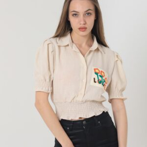 Pocket Embroidered Shirt - Brand: Topshow - Women & Kids, Baby Clothes Wholesale - TheBS Women