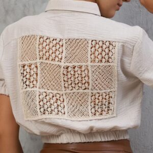 Shirt With Laced Back - Brand: Topshow - Women & Kids, Baby Clothes Wholesale - TheBS Women