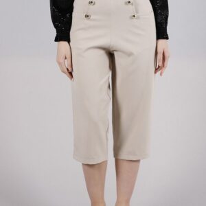 Casual Trousers With Decorative Buttons And Pockets - Light - Brand: Topshow - Women & Kids, Baby Clothes Wholesale - TheBS Women