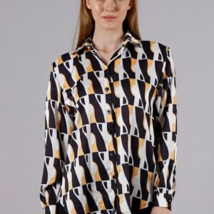 Geometry Printed Shirt - Brand: Topshow - Women & Kids, Baby Clothes Wholesale - TheBS Women