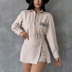 Suede Shirt - Brand: Topshow - Women & Kids, Baby Clothes Wholesale - TheBS Women