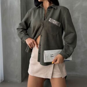 Suede Shirt - Brand: Topshow - Women & Kids, Baby Clothes Wholesale - TheBS Women