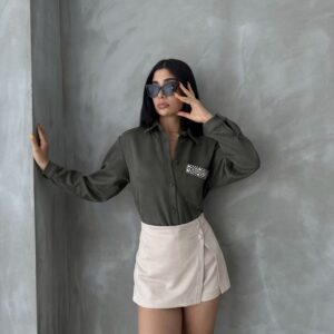 Suede Shirt - Brand: Topshow - Women & Kids, Baby Clothes Wholesale - TheBS Women