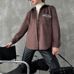 Suede Shirt - Brand: Topshow - Women & Kids, Baby Clothes Wholesale - TheBS Women