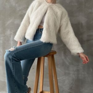 F 1615 Feather Vest - Brand: Topshow - Women & Kids, Baby Clothes Wholesale - TheBS Women