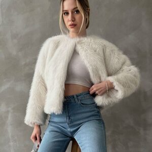 F 1615 Feather Vest - Brand: Topshow - Women & Kids, Baby Clothes Wholesale - TheBS Women