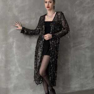 BlackF 1618 Long Cardigan - Brand: Topshow - Women & Kids, Baby Clothes Wholesale - TheBS Women