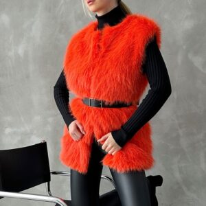 Oranj F 1567 Feather Vest - Brand: Topshow - Women & Kids, Baby Clothes Wholesale - TheBS Women