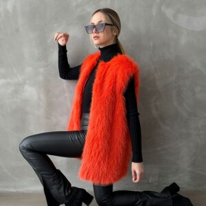 Oranj F 1567 Feather Vest - Brand: Topshow - Women & Kids, Baby Clothes Wholesale - TheBS Women