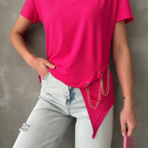 V-Neck Chain Blouse - Brand: Topshow - Women & Kids, Baby Clothes Wholesale - TheBS Women