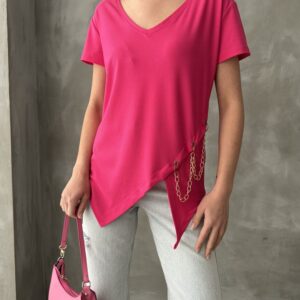 V-Neck Chain Blouse - Brand: Topshow - Women & Kids, Baby Clothes Wholesale - TheBS Women