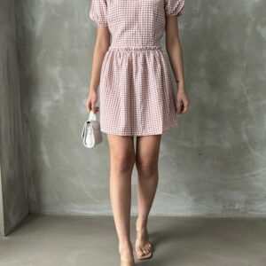 Powder Crew Neck Dress - Brand: Topshow - Women & Kids, Baby Clothes Wholesale - TheBS Women