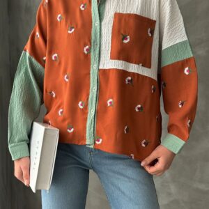 Tile Çağla Floral Shirt - Brand: Topshow - Women & Kids, Baby Clothes Wholesale - TheBS Women