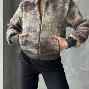 Camouflage Patterned Plush Coat - Brand: Topshow - Women & Kids, Baby Clothes Wholesale - TheBS Women