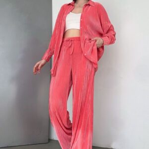 D 2387 Pleated Trousers - Brand: Topshow - Women & Kids, Baby Clothes Wholesale - TheBS Women