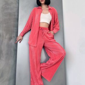 D 2387 Pleated Trousers - Brand: Topshow - Women & Kids, Baby Clothes Wholesale - TheBS Women