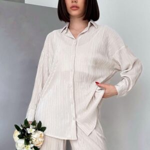 Taş F 1426 Accordion Shirt - Brand: Topshow - Women & Kids, Baby Clothes Wholesale - TheBS Women