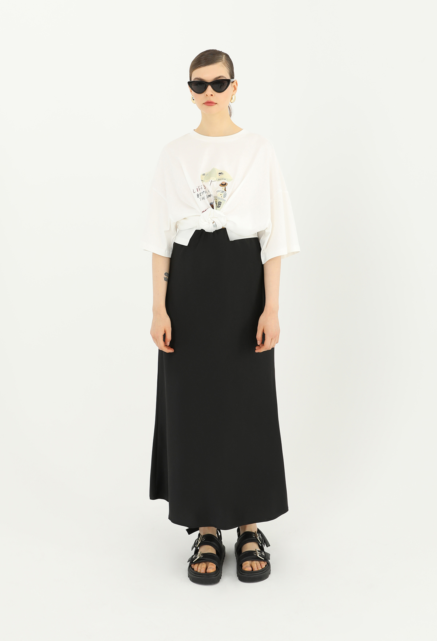 Women's Satin Long Skirt - Brand: SOUL - Women & Kids, Baby Clothes Wholesale - TheBS Women