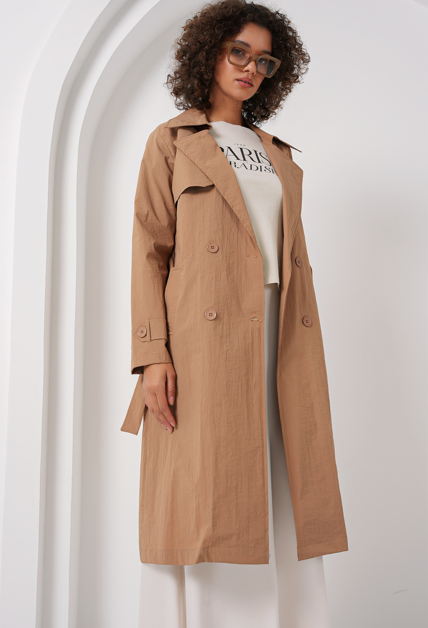 Double Breasted Trench Coat - Brand: Bigdart - Women & Kids, Baby Clothes Wholesale - TheBS Women