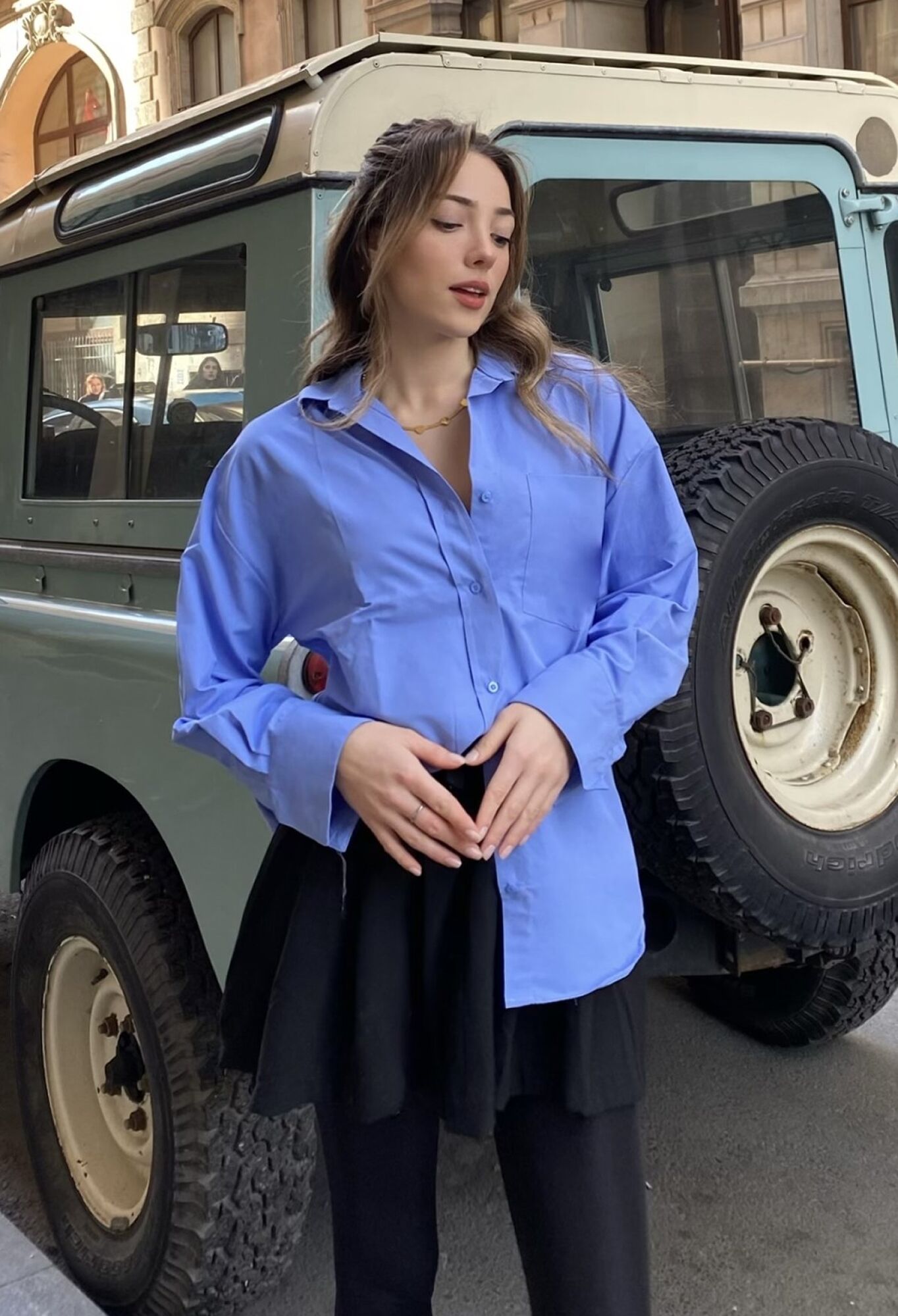 Oxford Oversize Shirt - Brand: la & vetta - Women & Kids, Baby Clothes Wholesale - TheBS Women