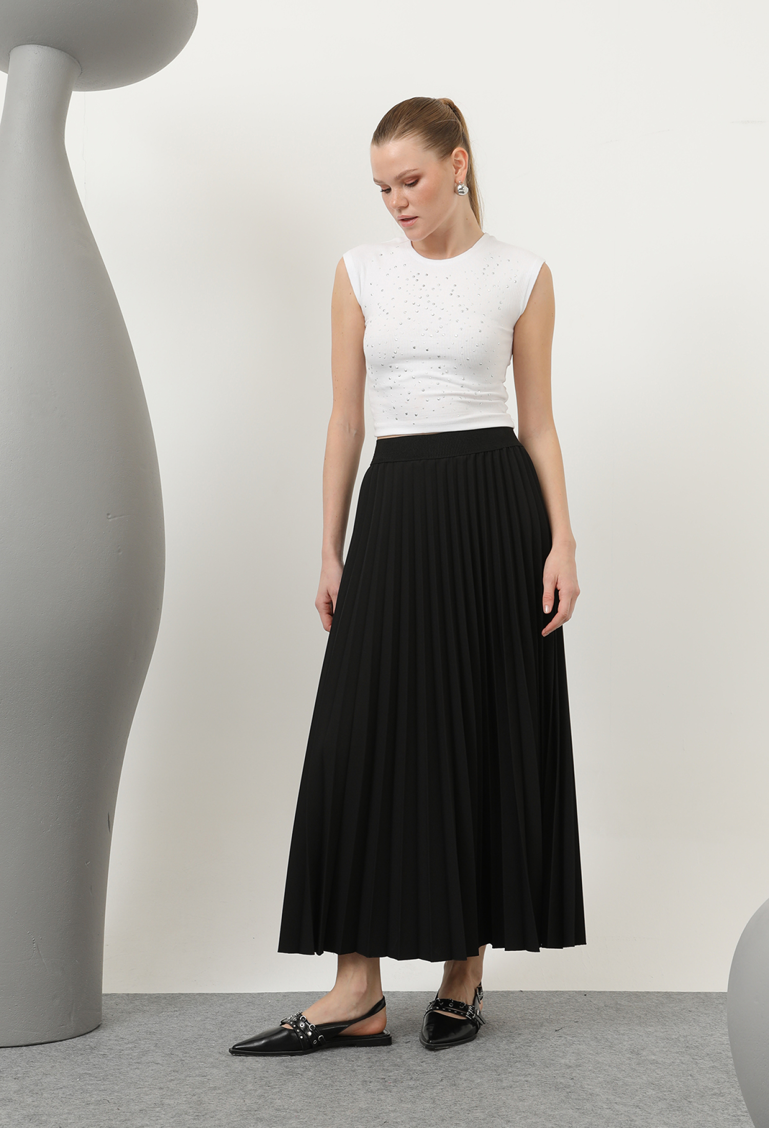 Women's Pleated Skirt - Brand: Puane - Women & Kids, Baby Clothes Wholesale - TheBS Women