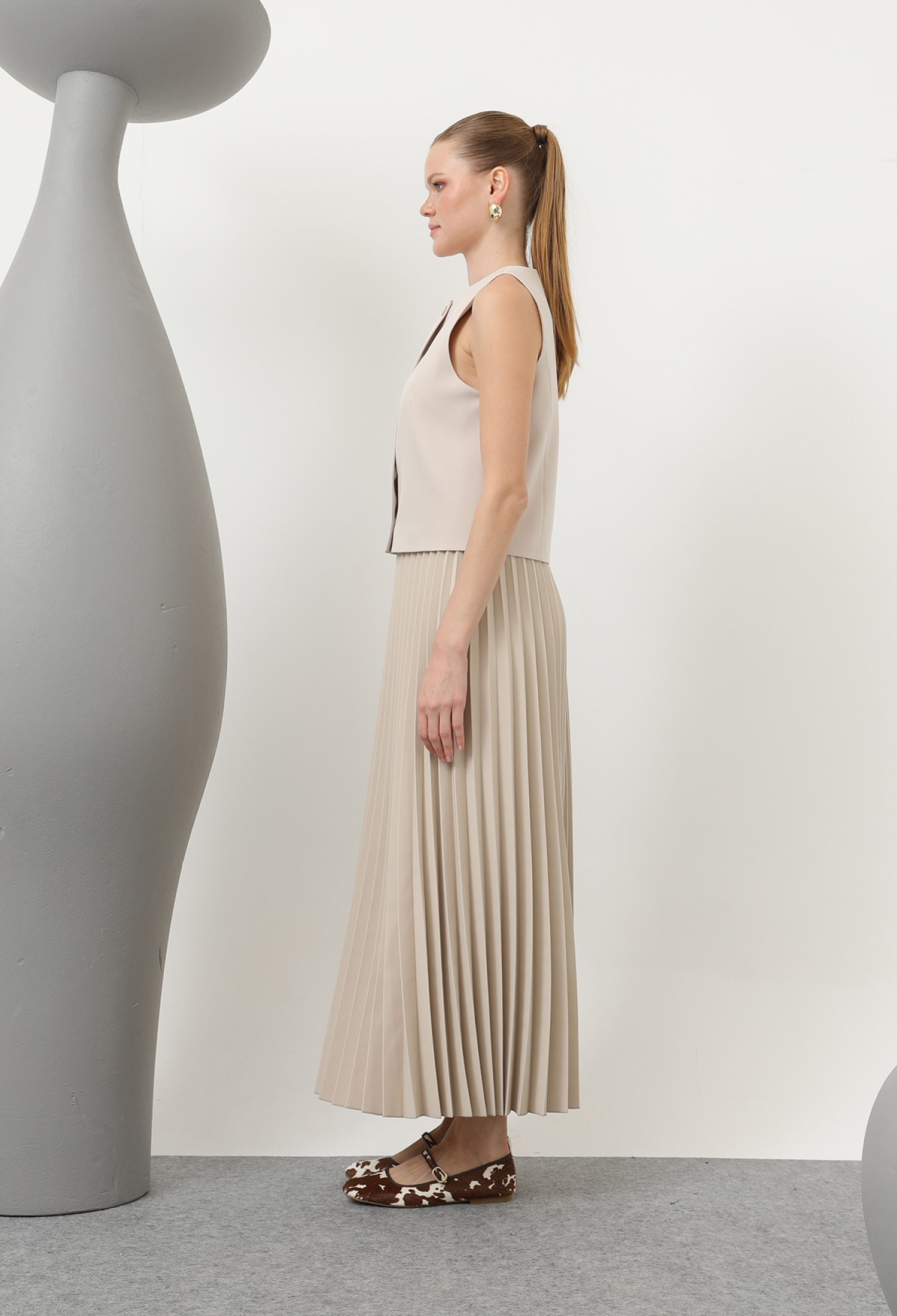 Women's Pleated Skirt - Brand: Puane - Women & Kids, Baby Clothes Wholesale - TheBS Women