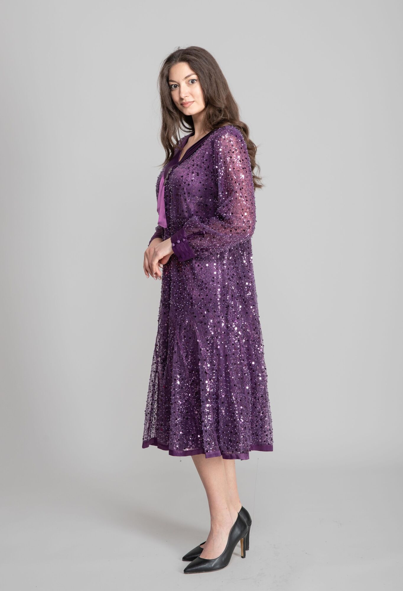 Glam Elegant Formal Sequined A-Line Dress - Brand: GUMANIZE - Women & Kids, Baby Clothes Wholesale - TheBS Women