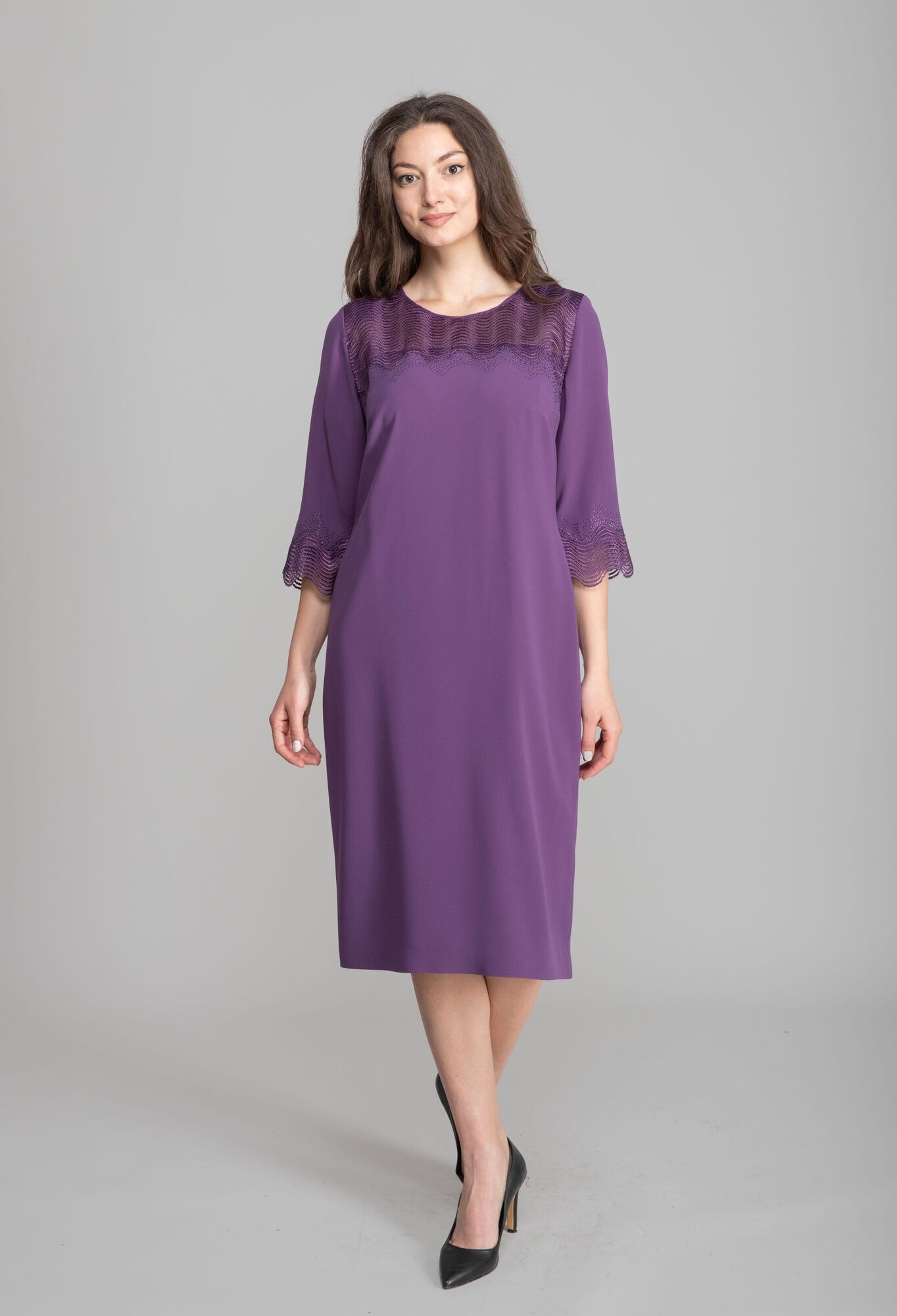 ElegantSheath Dress With 3/4 Sleeves - Brand: GUMANIZE - Women & Kids, Baby Clothes Wholesale - TheBS Women