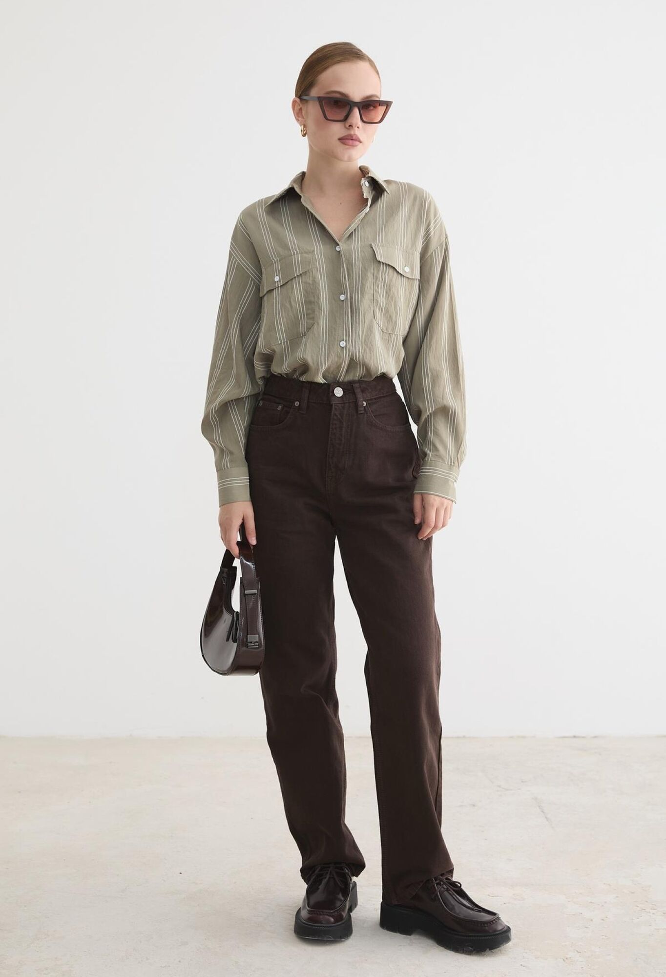 Striped Oversized Fit Shirt - Brand: Levure - Women & Kids, Baby Clothes Wholesale - TheBS Women