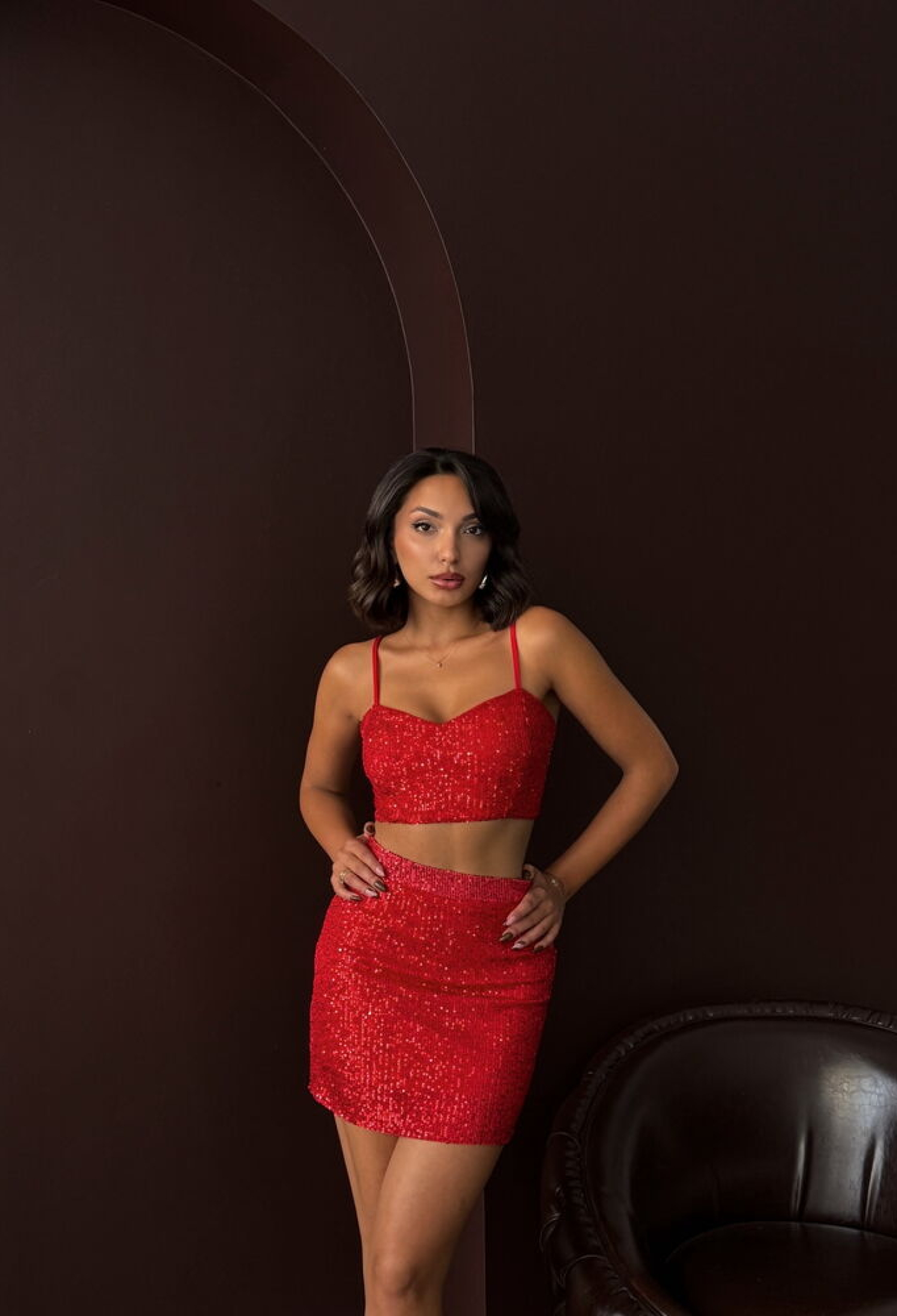 Sexy Glam Sequined Bodycon Mini Skirt - Brand: Topshow - Women & Kids, Baby Clothes Wholesale - TheBS Women