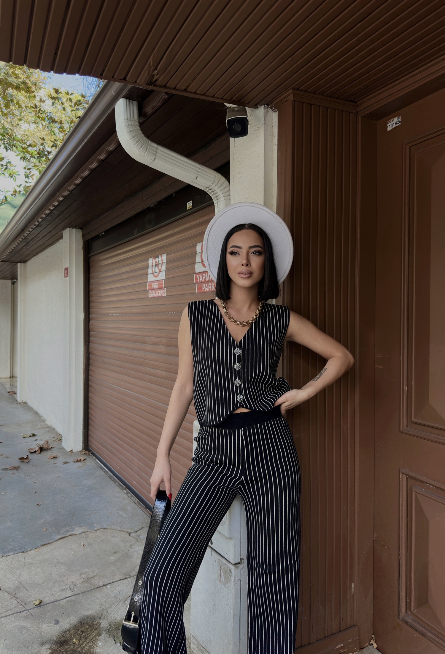 Striped Sleeveless Palazzo Suit - Brand: My Fashion - Women & Kids, Baby Clothes Wholesale - TheBS Women