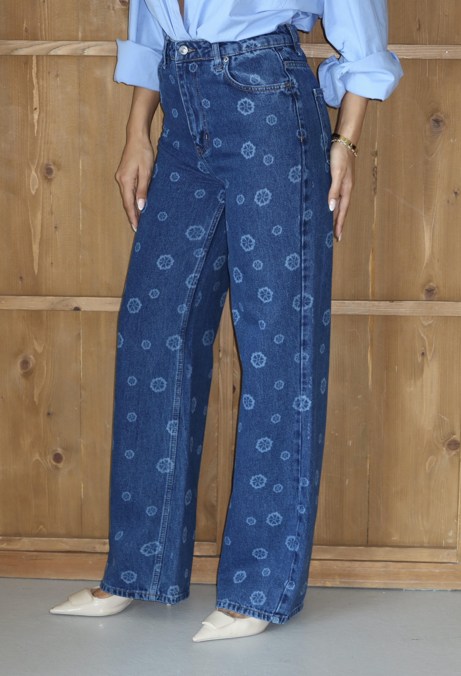 Mom Jeans High Waist Casual Vintage Style - Brand: LACARINO - Women & Kids, Baby Clothes Wholesale - TheBS Women